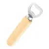 Portable Quick Wooden Handle Bottle Drink Beer Cap Lid Opener Bar Tool Woodens Handles Bottles Openers