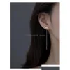 Dangle Chandelier Gradient Three Stars Earring Female Trendy Rhinestone Fivepointed Star Tassel Earrings Sier Earline Wome Dhgarden Dhswv