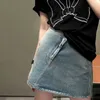 Skirts Designer Spring Autumn Womens Short Skirt Classic Casual Denim Skirts Fashion Embroidery All-match Slim Package Hip Skirt B3kl