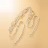 Ceintures dames tissées glonilles ceinture bohemiene filles large chaîne de corde à taille pour les accessoires de ceinture de robe