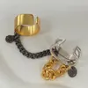 Designer de crânio de anel MQ para reproduções oficiais da mulher para o homem 5a T0p Gold Bated 18K Presentes Premium Diamond Classic Style Crystal Jewelry With Box 003