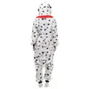 Thème Costume Dalmatien Chien Women039S Et Men039S Animal Kigurumi Polaire Polaire Pour Halloween Carnaval Année Fête Bienvenue Drop 404604 Otsqd