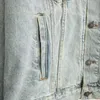 Men's Jackets Designer denim jacket classic fluorescent letters heavy industry washed coat men women lapel cardigan coats WHZR