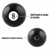 Ny 8 Ball Gear Short Shifter Knob för universell bil med M8 M10 gängad svart akryl