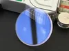 Relógio kits de reparo com 2,5 mm de espessura de cristal de vidro mineral azul liso para skx013 skx015