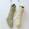 Men's Socks Knitting Christmas Stocking Cm Gift Stockingchristmas Xmas Stockings Holiday Stocks Familystockings Indoor Decoration