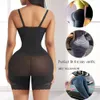 Taillen-Bauch-Shaper HEXIN Pembentuk Tubuh Deep V Neck Sexy Bodysuit Korset Pinggang Pelatih Menarik Pelangsing Perut Butt Lifter Pakaian Dalam Fajas 230515