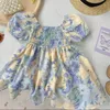 家族を一致させる衣装の夏の母子シフォンフローラルドレスママと娘の服女性女の女の子230512