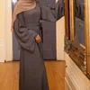 Vêtements ethniques printemps automne musulman mode Maxi Robe à manches longues grande aile Robe Longue dubaï Abaya femmes Robe élégante Kimono Femme