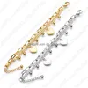 Charm Bracelets Mtilayer Stainless Steel Heart Round Beads Ladies Bracelet Fashion Love Ornaments Gold Sier Color Sweet Stud Dhgarden Dhqrf