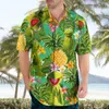 Chemises décontractées pour hommes vaisseau spatial 3D plage hawaïenne 2023 été Anime Chemise à manches courtes Streetwear surdimensionné 5XL Camisa Social Chemise