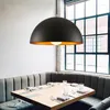 Pendant Lamps Nordic Retro Industrial Black White E27 Light Restaurant Dining Table Bar Decor Lighting 110V-220V