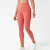 Einfarbige Damen-Leggings mit hoher Taille, für Fitnessstudio, elastische Fitness, Damen-Overall