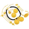Свадебные украшения наборы Anniyo Эфиопские ювелирные украшения наборы ожерелья серьги кольцевые браслеты.