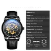 Wristwatches Dial Diameter 40mm Fully Automatic Mechanical Watch Men's Luminous Blue Display Fashion