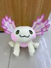 Kawaii axolotl plysch leksaker tecknad axolotl fylld djur plysch docka söt rosa bule salamander leksaker för barn födelsedagspresent