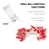 Strings 2m 20leds Xmas String Işık Şeker Bell Noel Ağacı Çelenk Peri Işıkları Pil Güçlü Parti Süslemeleri Aydınlatma