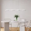 Pendant Lamps Horizontal LED Lights For Kitchen Island Dining Table Chandeliers Room Decor Ceiling Lamp Fixtures