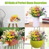 Decorative Flowers Multicolor Beautiful Daisy Flower Head Artificial Wedding Birthday Party Home Garden Decoration