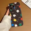 Luxury Polka Dot Phone Case Designer Phonecase for IPhone 14 Pro Max 14plus 11 12 13 Pro Max Case Electroplated Leather Mobile Phones Cover 2023