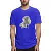 Hommes t-shirts terreur Lions rugissement imprimé à manches courtes t-shirts été décontracté haut en coton t-shirt Streetwear