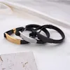 Bangle Minimalist Men Women Bracelets Cool Simple Wristband Jewelry Stainless Steel Cuff Accessories Black Rubber Bangles