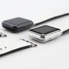 NEUESTE! Sub Apple Watch Band 22 mm Single Loop Apple Watch 6 Herren PU-Lederband Weißes Nadelschnallenarmband Vatertagsgeschenk für Vater Opa L01