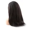 Kinky Straight 13X6 Lace Front Wigs HD cheveux humains avec des cheveux de bébé bouclés pour femme noire pré-épilés italien Yaki Lace Front cheveux perruques délié naturel délié vente