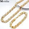 Bröllop smycken sätter moorvan rostfritt stål män smycken set mode Egypten byzantine armband halsband sätter 11 mm bredd smycken för kvinnors mans 230512