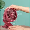 Fans Tragbarer USB-Tischventilator, Clip-on-Typ, Mini-wiederaufladbarer, kühlender Tischventilator, 360-Grad-Drehung, 3 Geschwindigkeiten, einstellbarer Clip-on-Lüfter