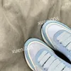 2023New Mens Casual Shoes Designer Lederen veter sneaker Mode Running Trainers Letters Woman Shoes Flat Printed Gym Sneakers