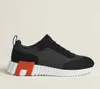 SNEAKER Bouncing di lusso Scarpe casual da uomo sneakers da passeggio estive in pelle di vitello bianco nero Scarpe da ginnastica leggere con lacci suole in gomma basse con scatola 38-46