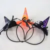 Halloween Witch Pointed Hat Hoop Decoration Ghost Festival Ball Performance Head Buckle Witch Hat Bow Tie Spetshår