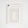 10pcs Card Holders PU One Piece Card Bag Work Certificate Access Card Protection Holster Mix Color