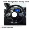 Steering Wheel Covers Car Auto Cover Wrap For BYD Dolphin 2023 Hand Sewing Stitching Interior Accesssories Protector