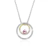 Pendentif Colliers Double Cercle Collier Multiple Porter Femmes Petite Amie Cadeau Haute Qualité Bijoux Accessoires