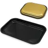 Tobacco Rolling Tray with Magnetic Lid Cover for Smoking Metallic Dry Herb Cigarette Operation Serving Roll Trays Storage