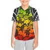 Camicie casual da uomo Totem samoano tribale polinesiano Tatuaggio Samoa Stampe Maglia da baseball per bambini T Uniforme della squadra Scuola Lega Vacanza Festa in spiaggia