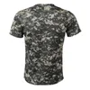 Racing jassen 2 pc's buitenjacht camouflage t-shirt mannen ademende gevechts t shirt droge sport camo camp tees-acu xxxl geel groen