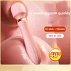 Um forte bastão de massagem de vibrador. Aquecimento do amor. Brinquedos sexuais adultos para meninas.