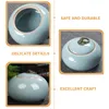 El almacenamiento embotella el tarro de té de cerámica del estilo simple con el envase del grano de café del bote de la tapa