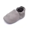 Premiers marcheurs né bébé garçon fille chaussures mocassin en cuir PU prewalkers pour enfants berceau bébé tout-petits