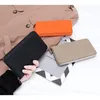 Wallets 2023 Pure Cow Leather Long Women's Purse Ultra-thin Zipper Bag With Large Capacity For Mobile Phone Holding Wallet