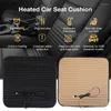 Car Seat Covers Heated Cushion USB Warm Square Comfortable Cover For Home Office Chair Universal