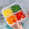 Storage Bottles Refrigerator Organizers Food Box Vegetable Fruit Container Lid Organizer For Fridge