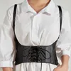 Gürtel stilvolle Frauen Taillengürtel Underbust Korsett Kabelbaum PU Leder