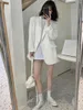 Women's Suits 2023 Spring Fall Blazer Mujer Office Ladies Women Casual Jacket Chic Elegant Korean Fashion Long Sleeve Loose Coat