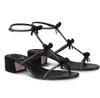 패션 재료 Rene Jeweled Sandals 신발 Caterina Caovilla Women PU