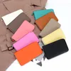 Wallets 2023 Pure Cow Leather Long Women's Purse Ultra-thin Zipper Bag With Large Capacity For Mobile Phone Holding Wallet