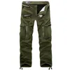 Pantalones de hombre Pantalones de carga de lana para hombre Pantalones gruesos y cálidos de invierno Pantalones tácticos holgados militares informales con varios bolsillos de longitud completa Tallas grandes 28-44 230515